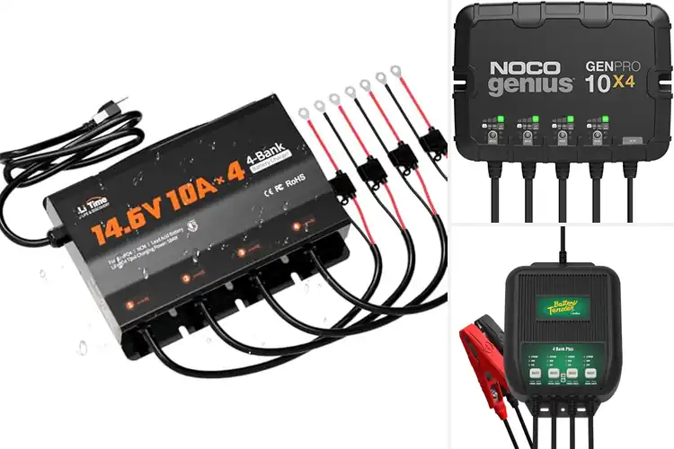 Detailed view of Best 4-Bank Battery Chargers: Power Up Your Batteries