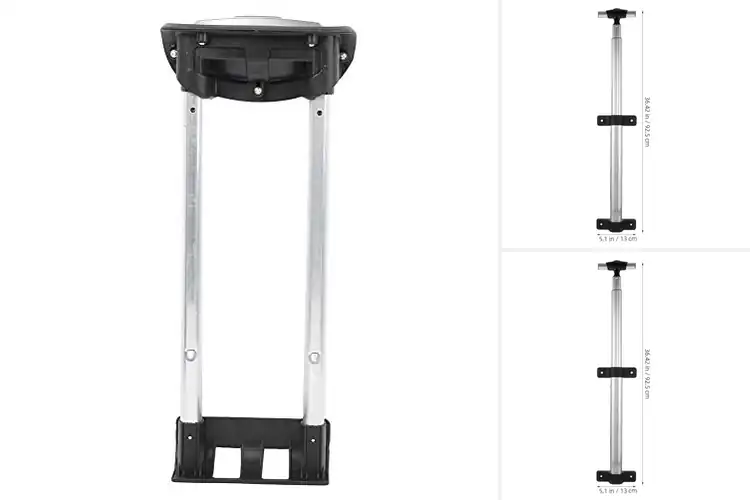 Detailed view of Best Aluminum Telescoping Handle Luggages