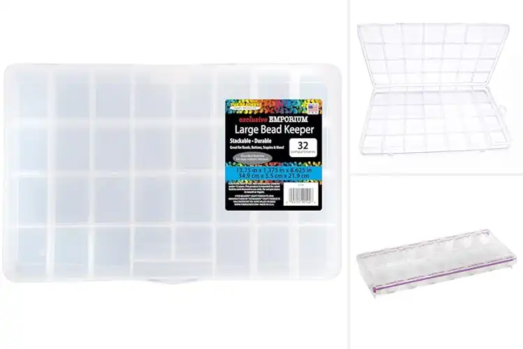 Detailed view of Best Bead Keeping Containers: Secure, Organized & Portable