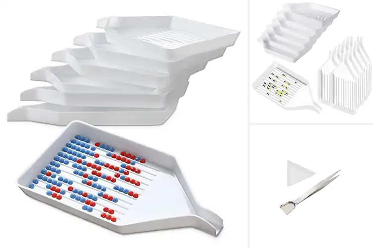Detailed view of Best Bead Sorting Trays
