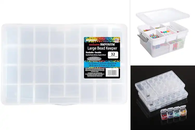 Detailed view of Best Bead Storage Containers