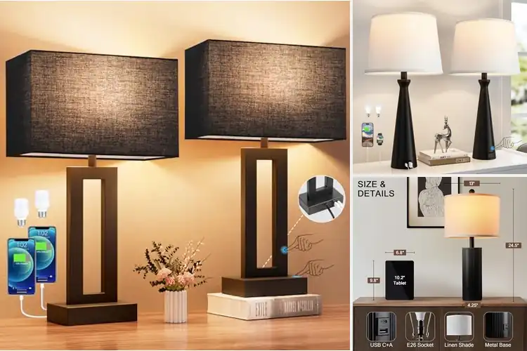 Detailed view of Best Black Bedside Lamps