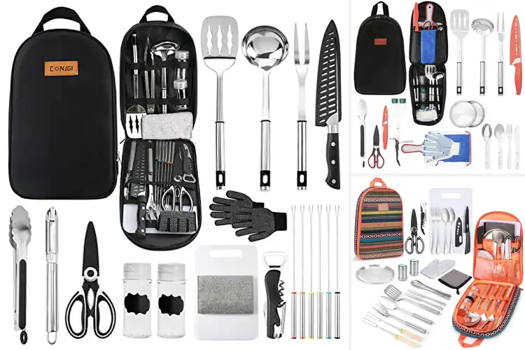 Detailed view of Best Camping Cooking Utensils Sets