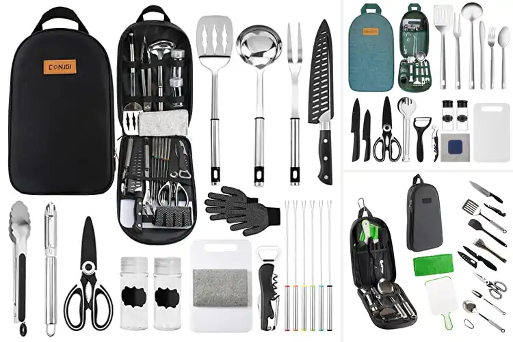 Detailed view of Best Camping Kitchen Utensils