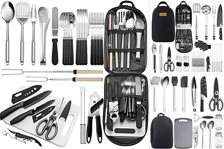 Detailed view of Best Camping Kitchen Utensils Sets