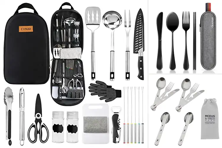Detailed view of Best Camping Utensils Sets
