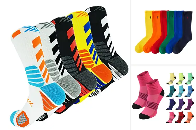 Detailed view of Best Colorful Sports Socks