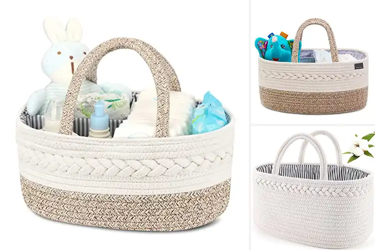 Detailed view of Best Cotton Diaper Baskets