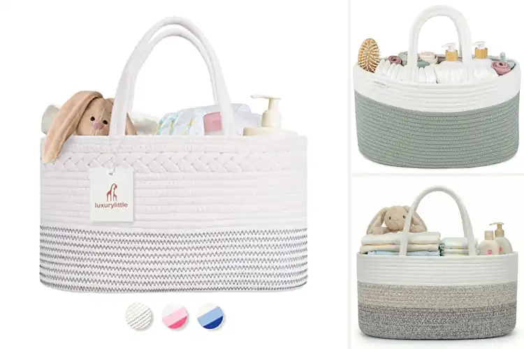 Detailed view of Best Cotton Diaper Organizer: Simplify Baby Care Today