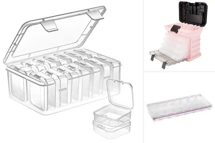 Detailed view of Best Craft Organizer Bead Storage Cases