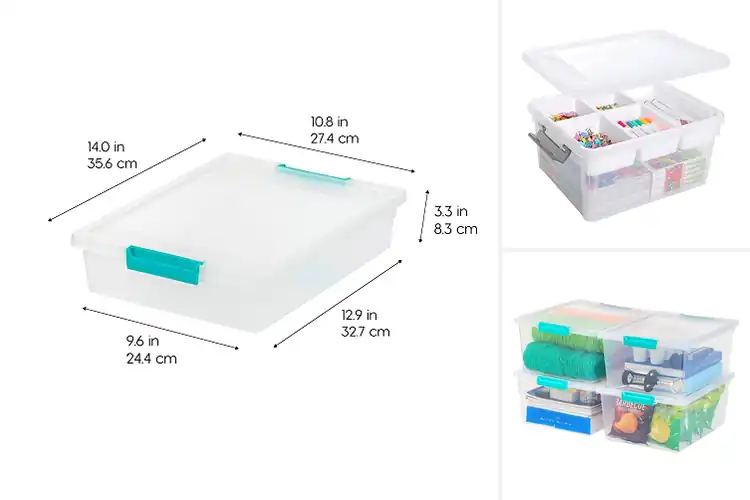 Detailed view of Best Craft Storage Containers