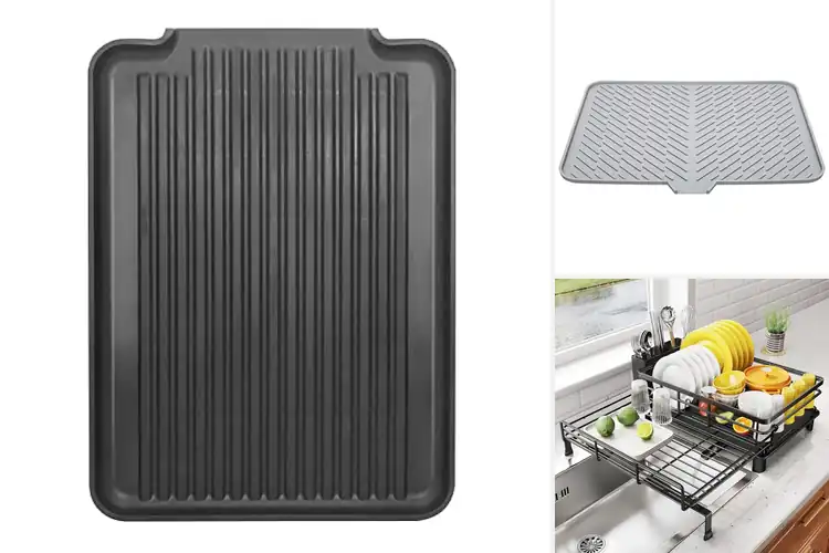 Detailed view of Best Dish Drying Trays for a Cleaner, Clutter‑Free Kitchen