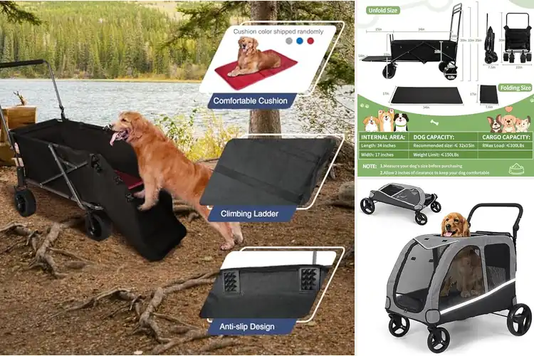 Detailed view of Best Dog Stroller Wagons: Adventure-Ready Picks for Your Pup