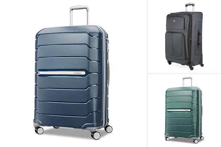 Detailed view of Best Dual Spinner Wheel Suitcases