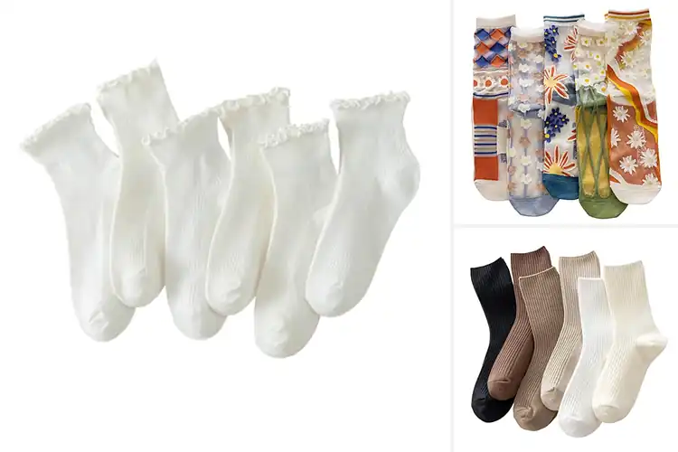 Detailed view of Best Fashion Socks: Stylish Comfort for Happy Feet Daily