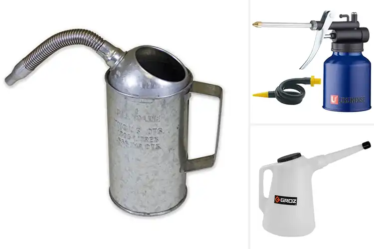 Detailed view of Best Flexible Spout Oil Cans
