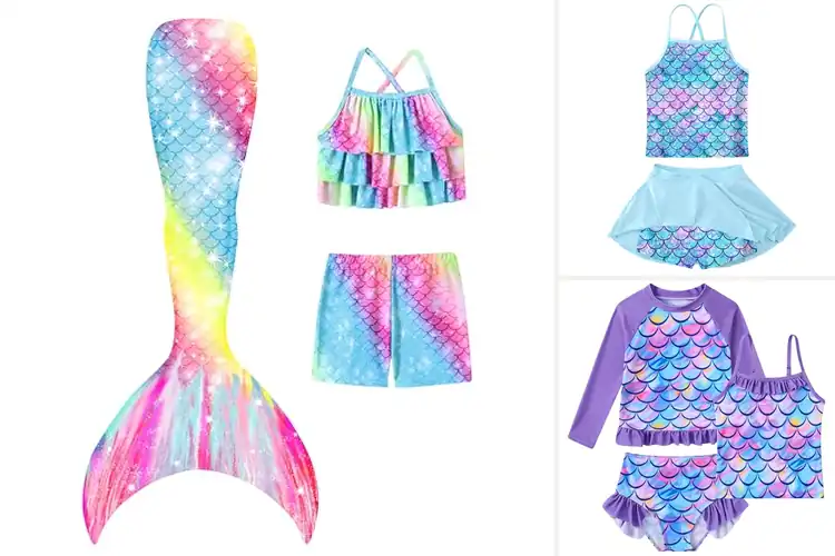 Detailed view of Best Girls Mermaid Swimsuits: 10 Stylish Summer Picks