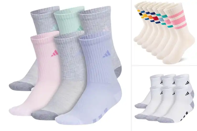 Detailed view of Best Girls Sports Socks for Comfort, Fit & Fun Colors