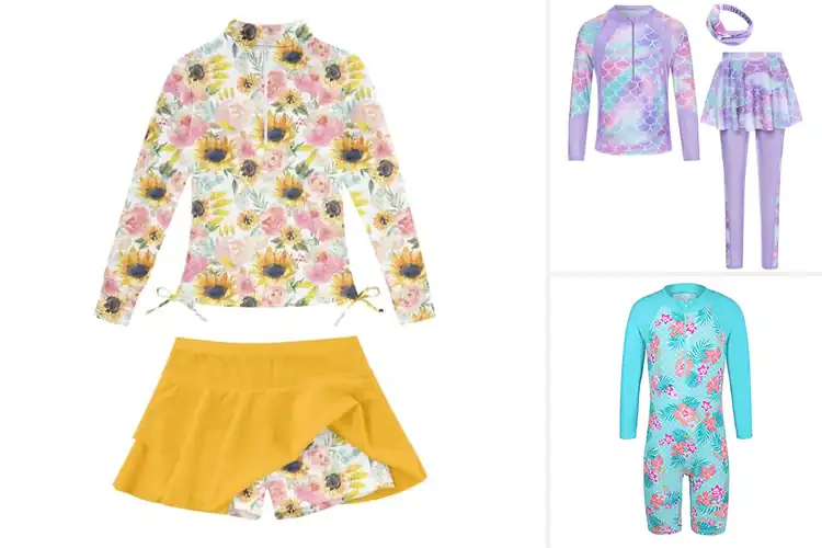 Detailed view of Best Girls Swimming Costumes