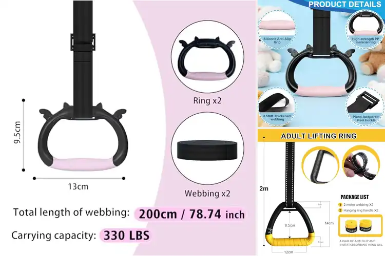 Detailed view of Best Gymnastic Rings For Kids: Top 10 Picks for Active Fun