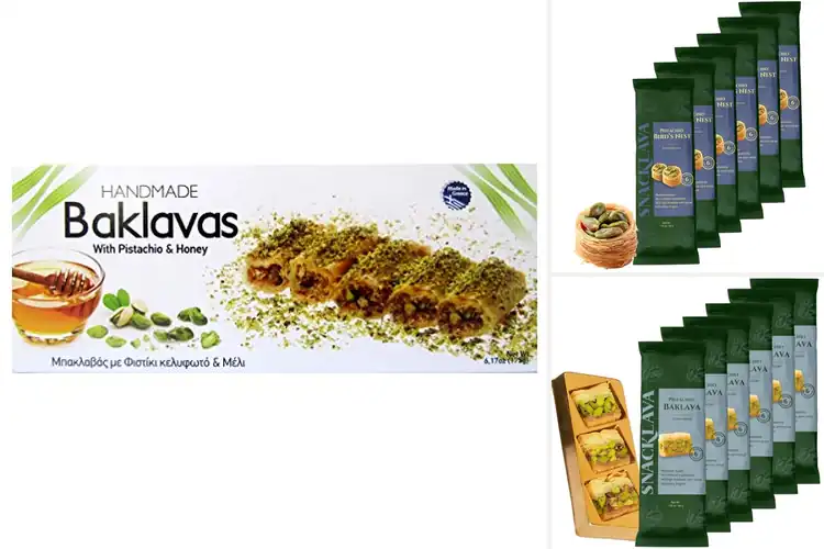 Detailed view of Best Handmade Pistachio Baklava