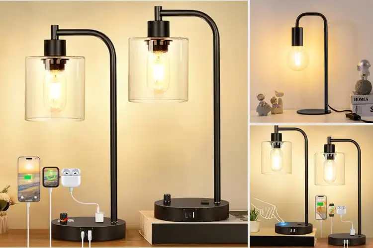 Detailed view of Best Industrial Nightstand Lamps: 10 Stylish & Durable Picks