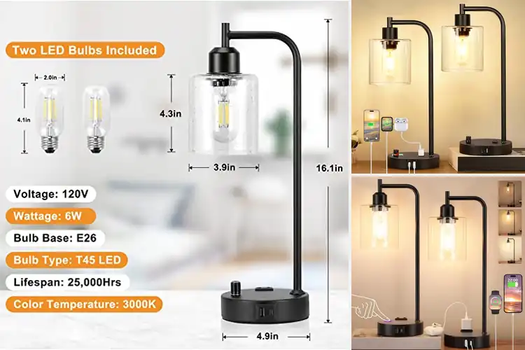Detailed view of Best Industrial Table Lamps