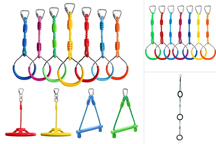 Detailed view of Best Kids Climbing Rings