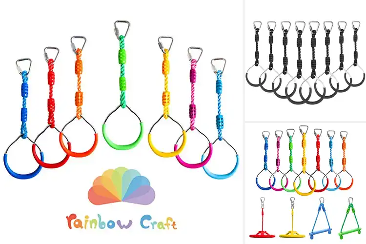 Detailed view of Best Kids Monkey Bar Rings: Top 10 Picks for Backyard Fun