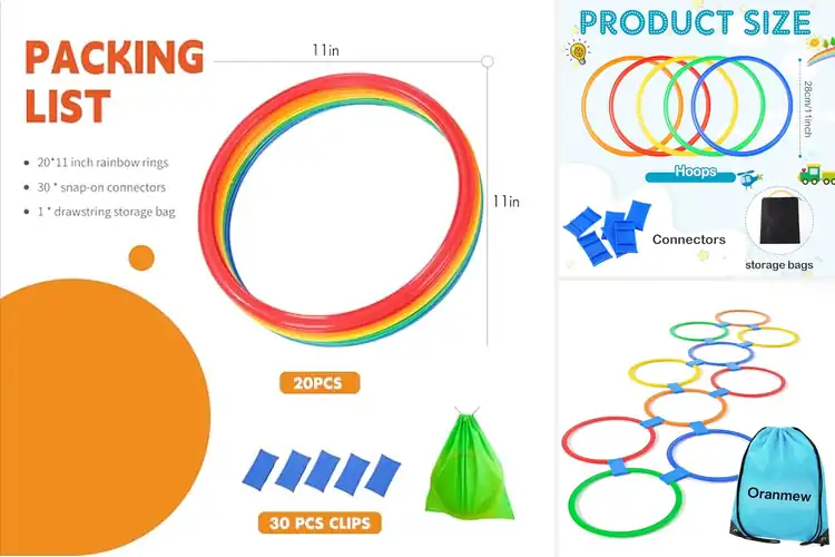 Detailed view of Best Kids Obstacle Course Rings