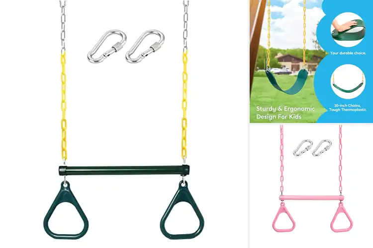 Detailed view of Best Kids Outdoor Swing Rings: 10 Top Picks for Endless Fun