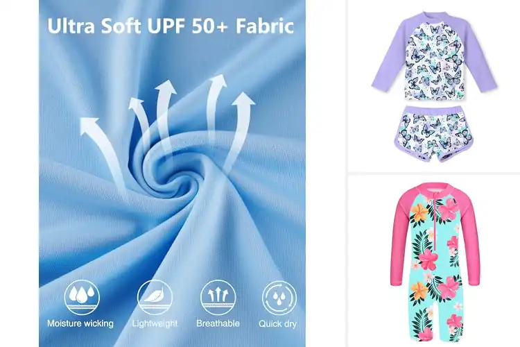 Detailed view of Best Kids Sun Protection Swimwear