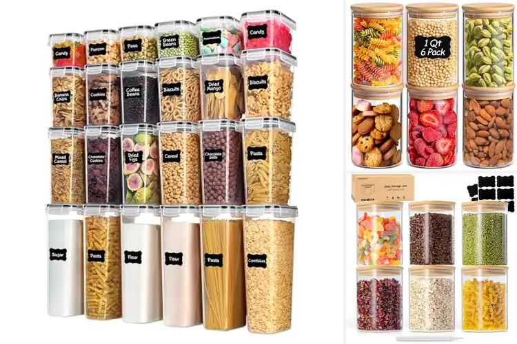 Detailed view of Best Kitchen Organization Jars