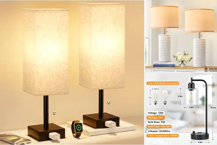 Detailed view of Best Lamp Sets: Elevate Your Space with Style & Function