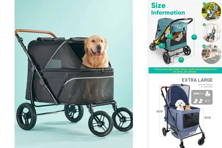 Detailed view of Best Large Dog Strollers: Top Picks for Comfort & Safety
