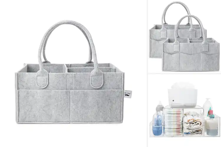 Detailed view of Best Multi Compartment Diaper Organizer