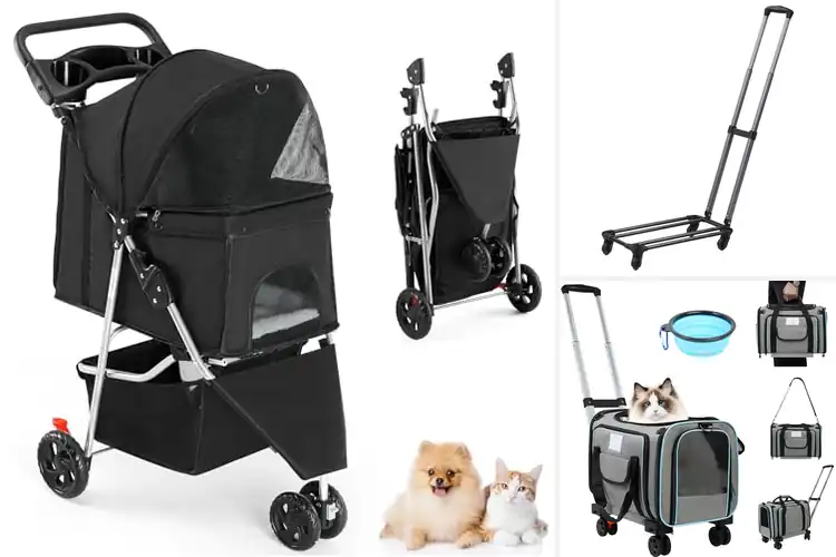 Detailed view of Best Pet Travel Safety Cart