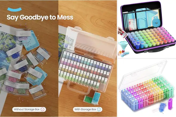 Detailed view of Best Portable Bead Containers