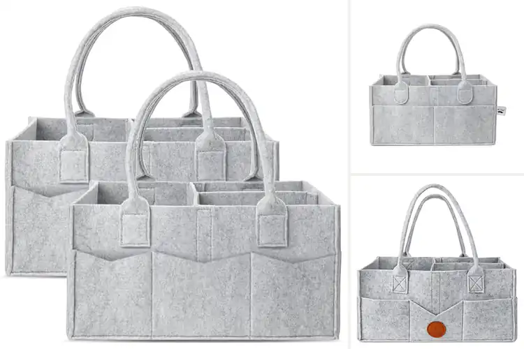 Detailed view of Best Portable Diaper Caddy Tote With Handle