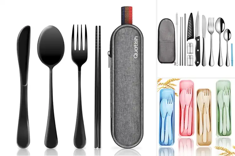 Detailed view of Best Portable Picnic Utensils Sets