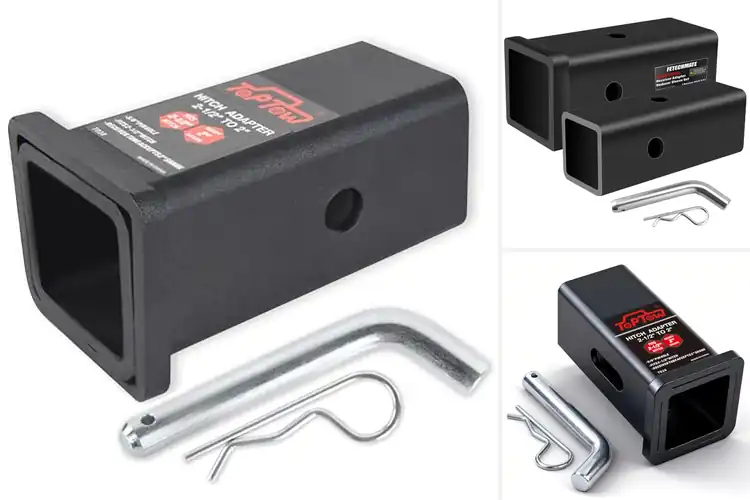 Detailed view of Best Powder-Coated Hitch Adapters
