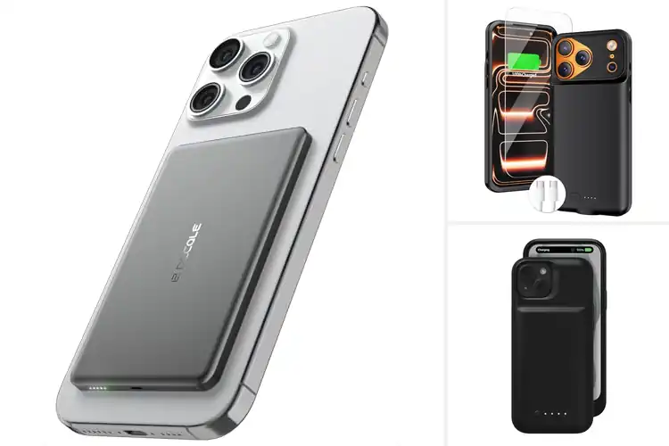 Detailed view of best powerful charging cases for iPhone