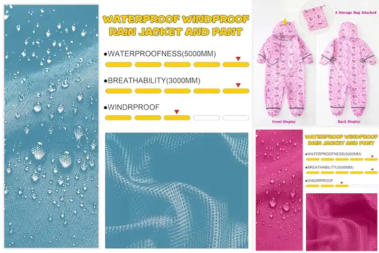 Detailed view of Best Rain Suits For Girls: Top Picks to Keep Her Dry & Happy
