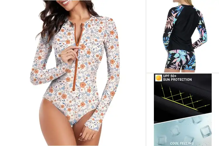 Detailed view of Best Rashguard Swimsuits