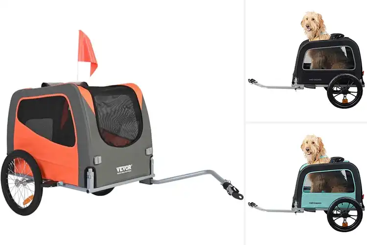 Detailed view of Best Reflective Bike Trailer For Pets