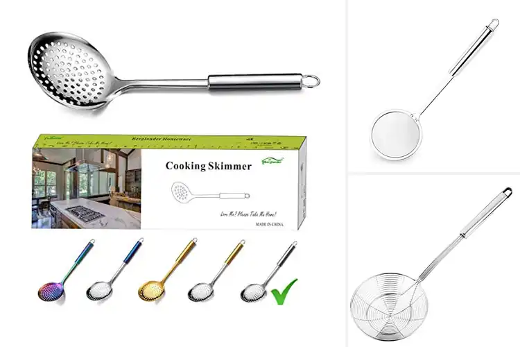 Detailed view of Best Skimmer Spoons for Effortless Cooking