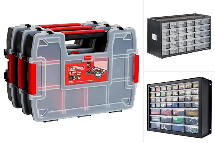 Detailed view of Best Small Parts Organizers