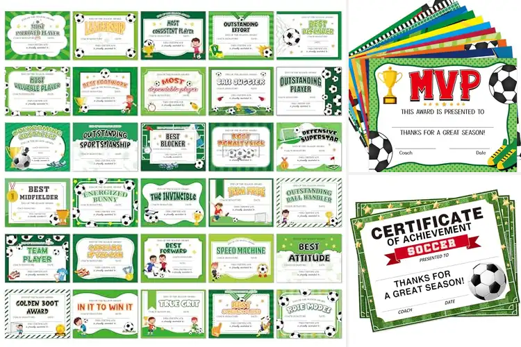Detailed view of Best Soccer Achievement Awards
