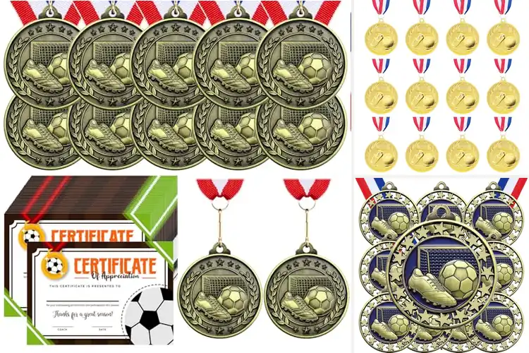 Detailed view of Best Soccer Award Medals For Children