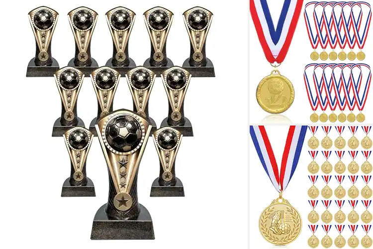 Detailed view of Best Soccer Participation Trophies